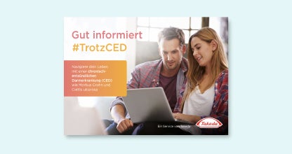 CED-Broschüre bei Morbus Crohn und Colitis ulcerosa