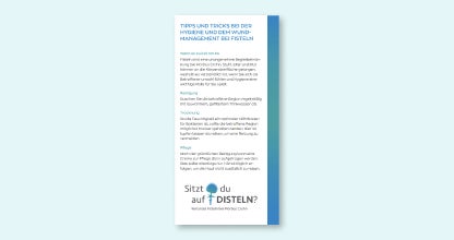 Wundmanagement bei perianalen Fisteln für CED-Patienten