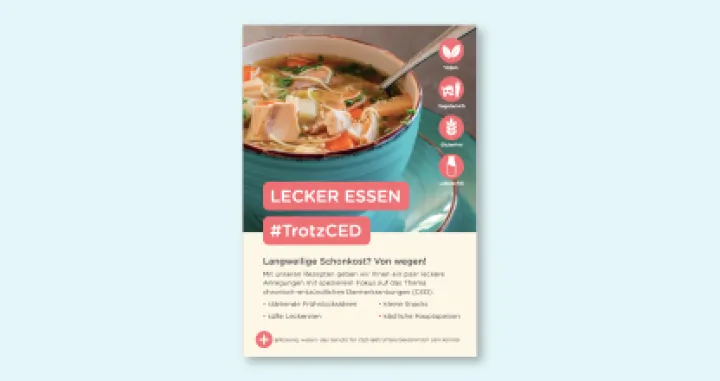 Leckere Rezepte und Anregungen für die Ernährung bei CED